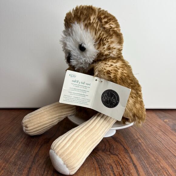 Scentsy Buddy Oakley the Owl Stuffed Animal with French Lavender Scent Pack NWT - Picture 4 of 7